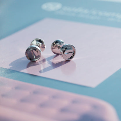 [GALE]LOVE EARRINGS SILVER 10MM