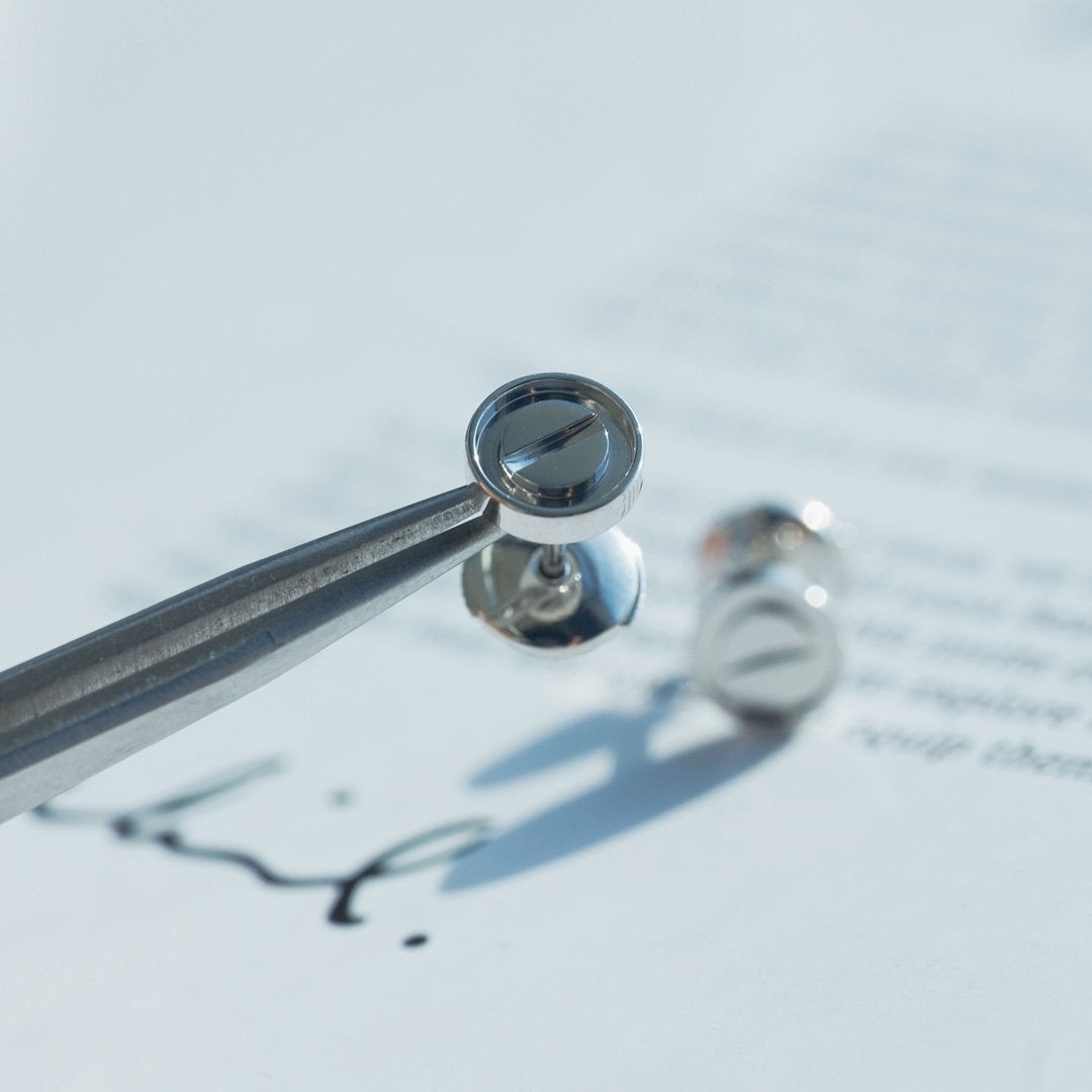 [GALE]LOVE EARRINGS SILVER 10MM