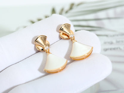 [GALE]DREAM MOP PINK GOLD EARRINGS