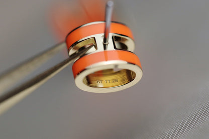 [GALE]MINI POP H EARRINGS ORANGE