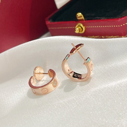 [GALE]LOVE EARRINGS 5.7MM 2 DIAMONDS