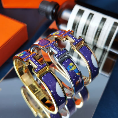 [GALE]H STAR AND MOON BRACELET 12MM