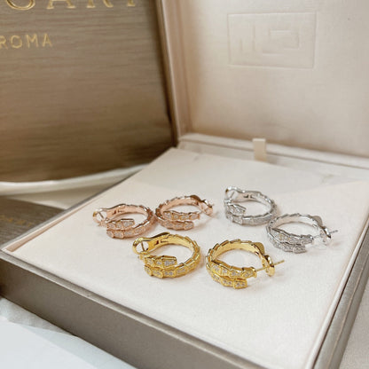 [GALE]SERPENTI EARRINGS DIAMOND