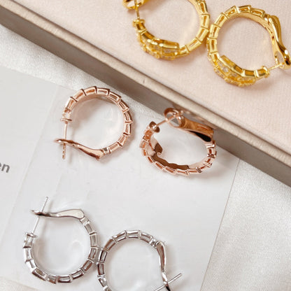 [GALE]SERPENTI EARRINGS DIAMOND