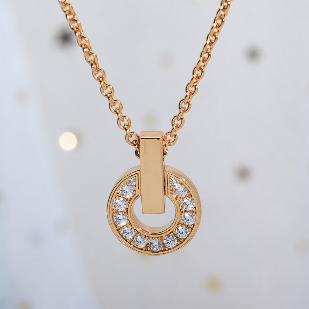 [GALE]GARI NECKLACE PINK GOLD DIAMOND