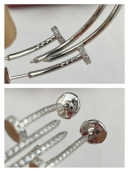 [GALE]JUSTE EARRINGS FULL DIAMONDS 1.8MM