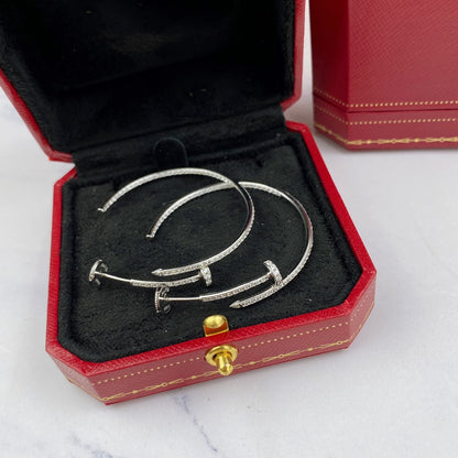 [GALE]JUSTE EARRINGS FULL DIAMONDS 1.8MM