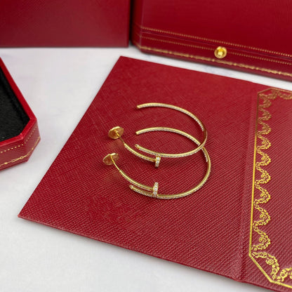 [GALE]JUSTE EARRINGS FULL DIAMONDS 1.8MM