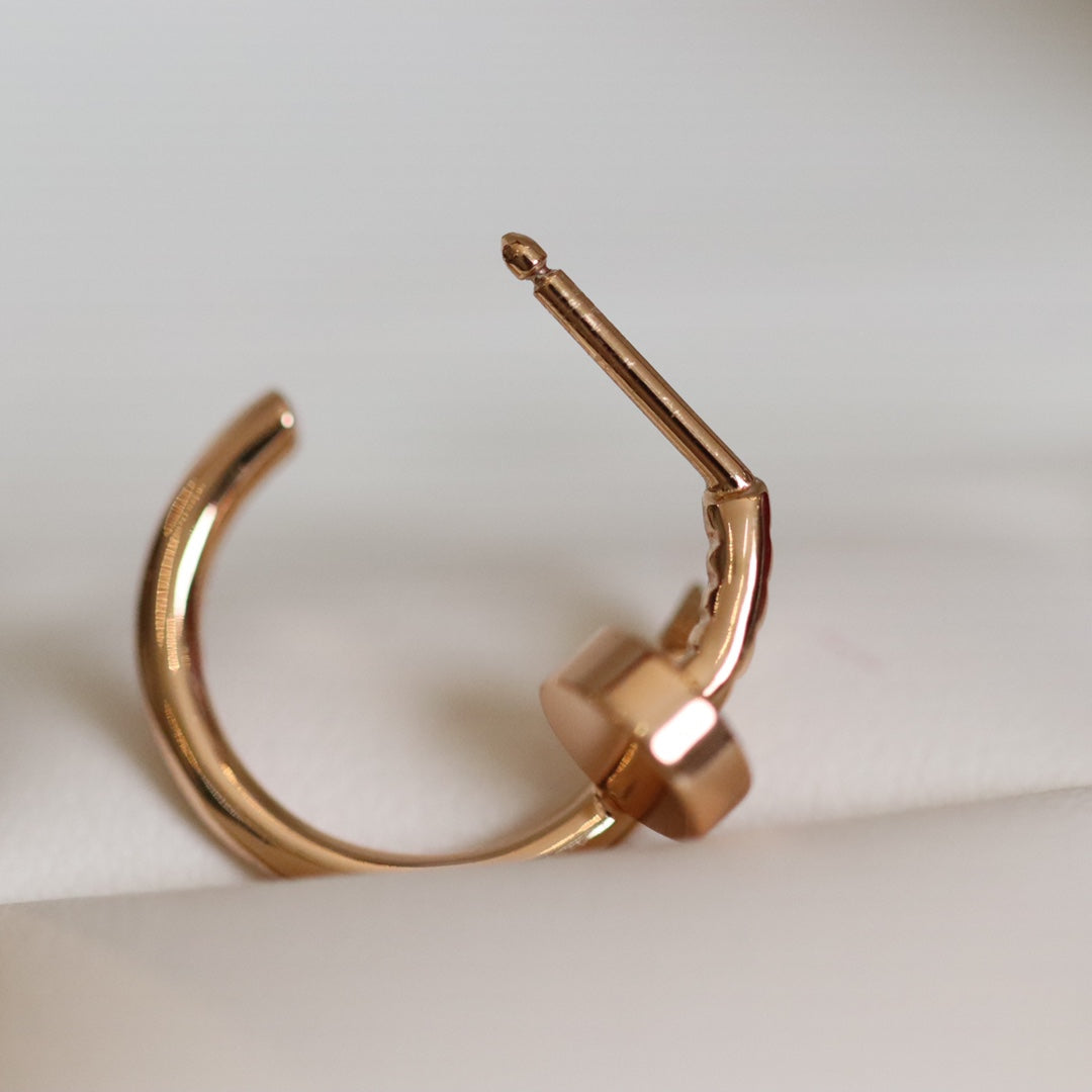 [GALE]JUSTE EARRINGS PINK GOLD