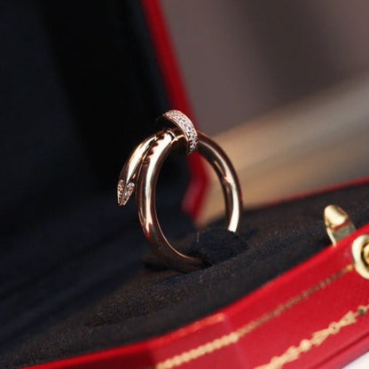 [GALE]JUSTE RING 2.65MM PINK GOLD DIAMOND