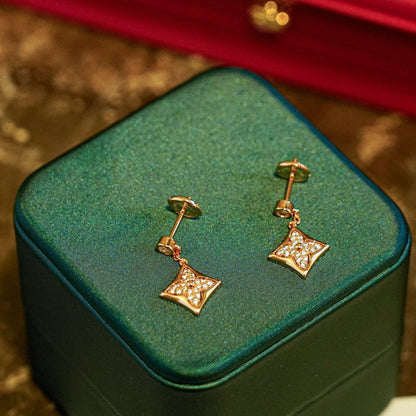 [GALE]STAR DIAMONDS EARRINGS GOLD