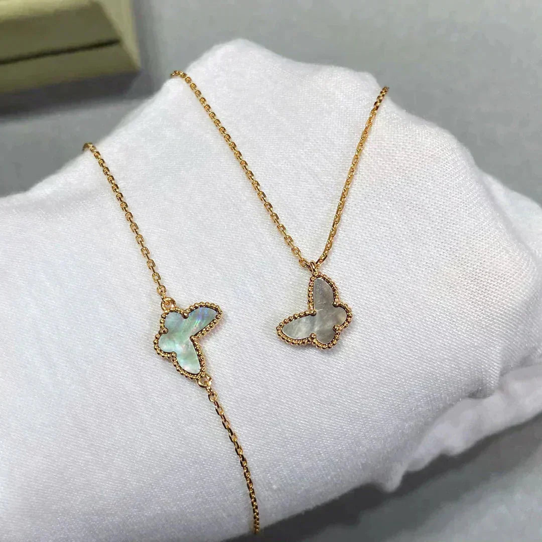 [GALE]BUTTERFLY DARK MOP BUTTERFLY BRACELET