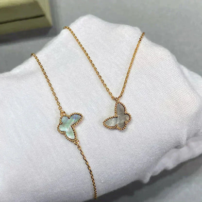 [GALE]BUTTERFLY DARK MOP BUTTERFLY BRACELET