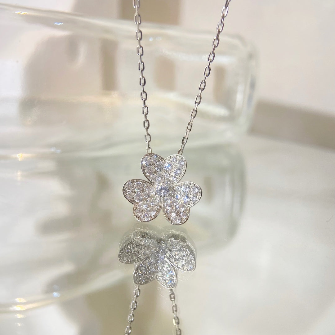 [GALE]FLOWER DIAMOND NECKLACE