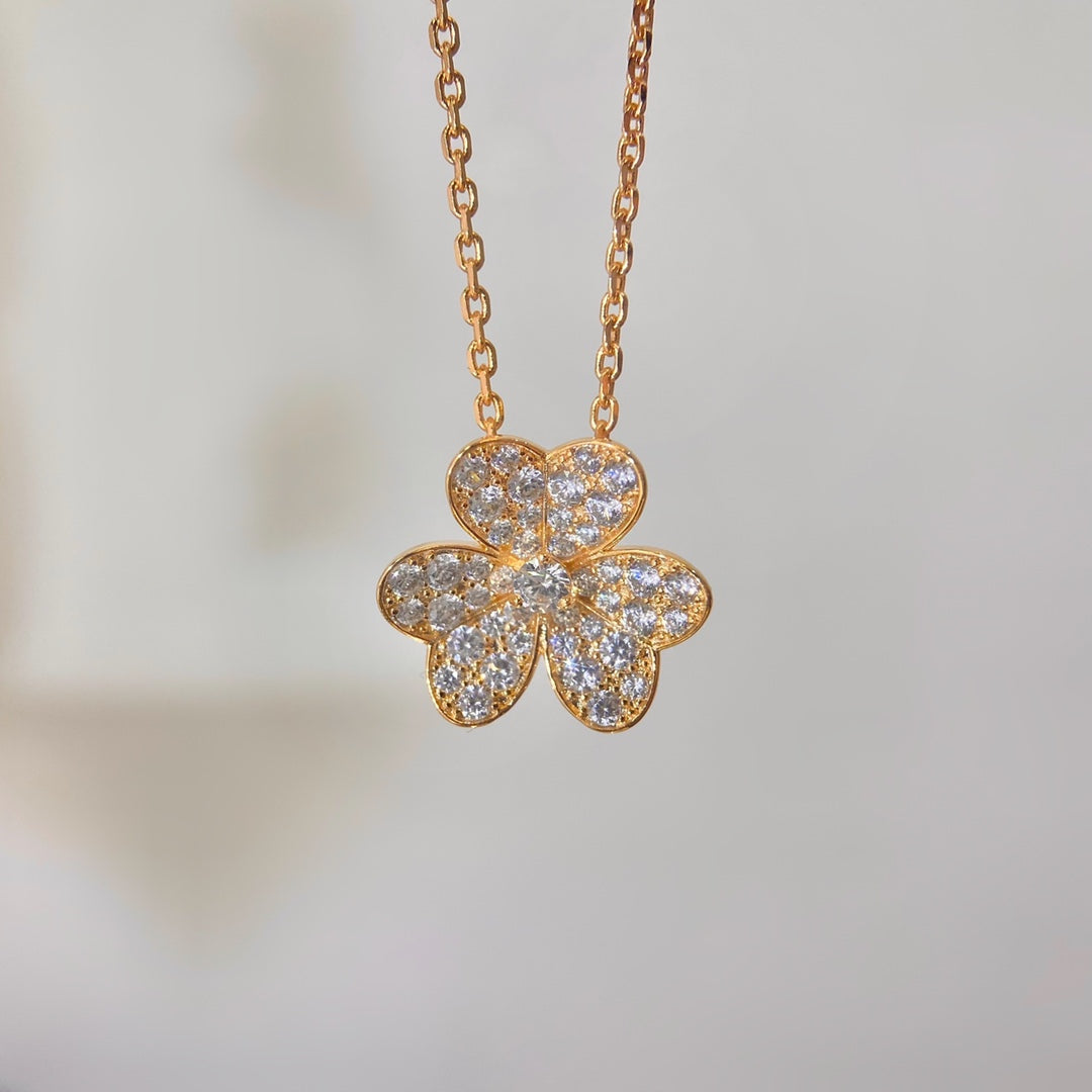 [GALE]FLOWER DIAMOND NECKLACE