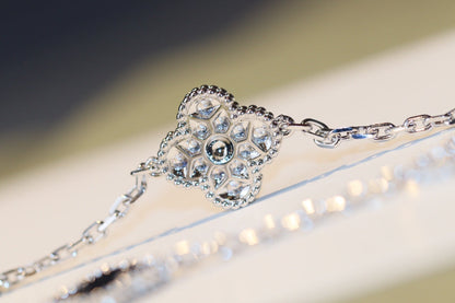 [GALE]CLOVER 20 MOTIFS ONYX DIAMOND SILVER