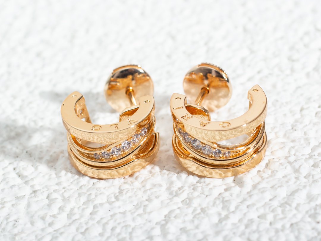 [GALE]ZERO 1 PINK GOLD DIAMONDS EARRINGS