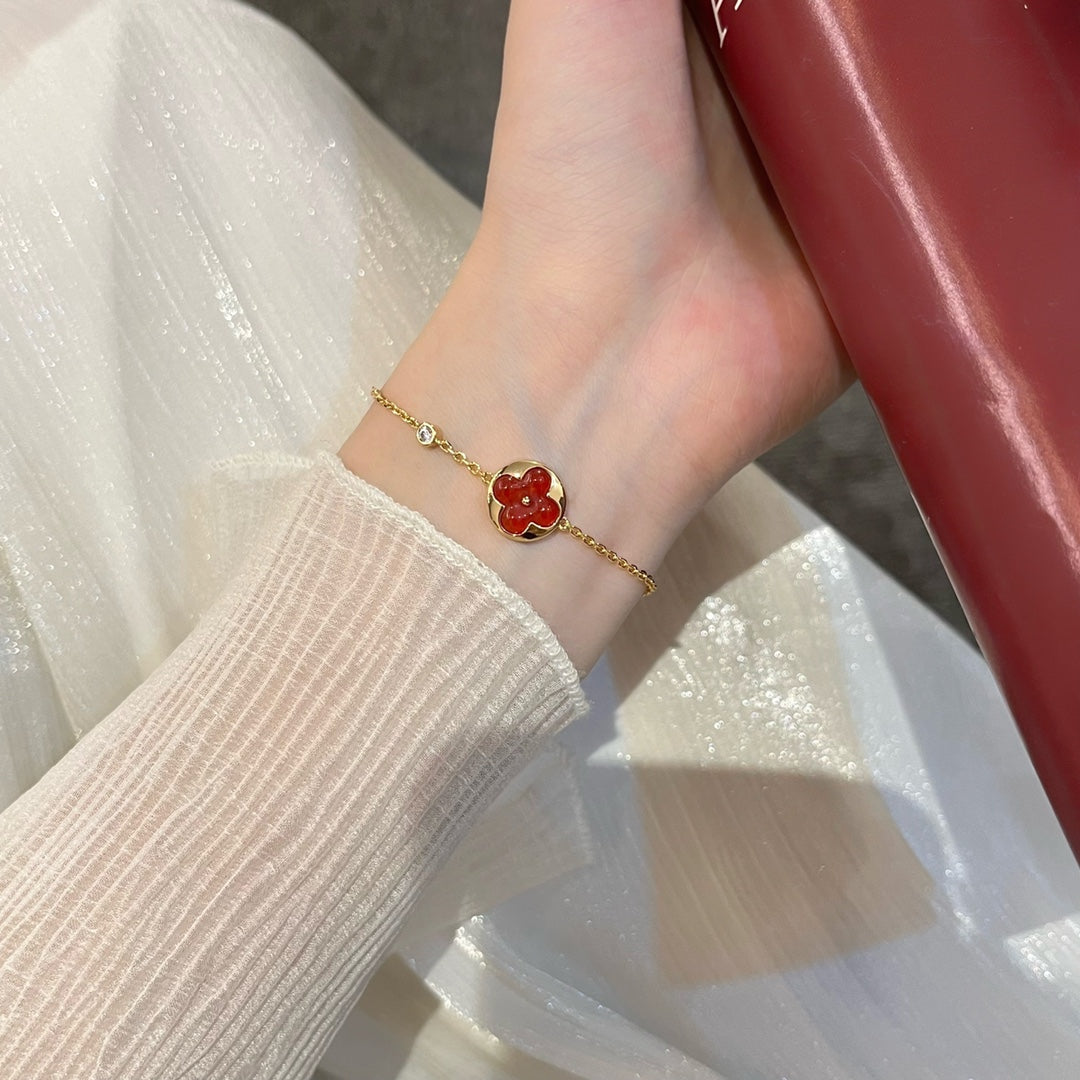 [GALE]SUN PEDANT CARNELIAN BRACELET
