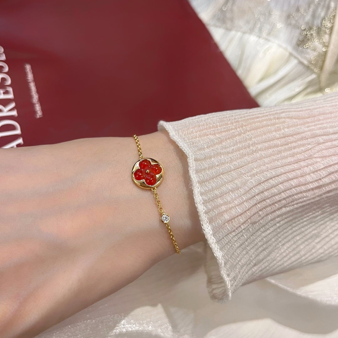 [GALE]SUN PEDANT CARNELIAN BRACELET