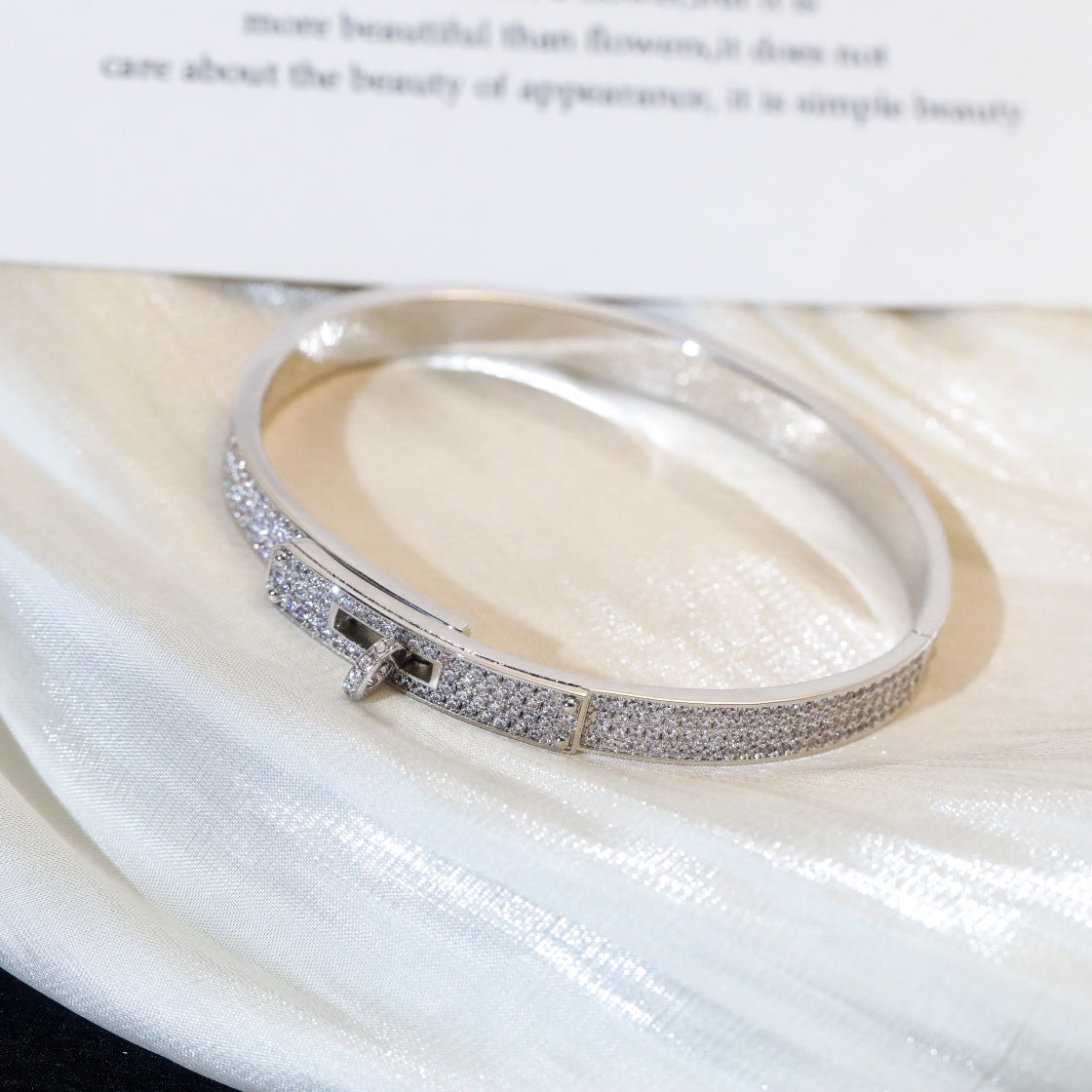 [GALE]KELLY BRACELET DIAMOND PAVED