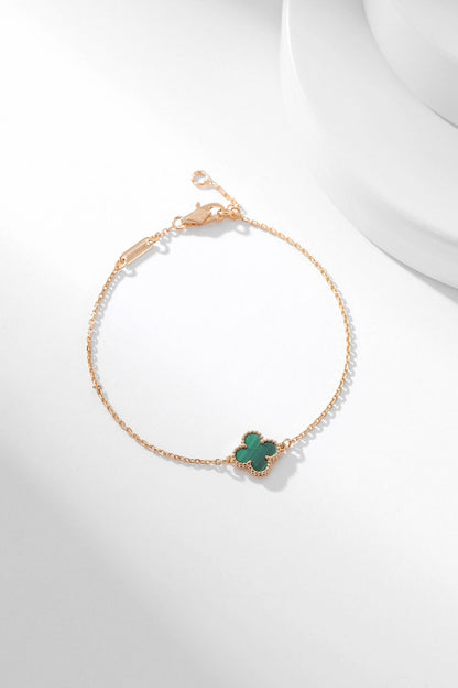 [GALE]CLOVER BRACELET MALACHITE 1 MOTIF
