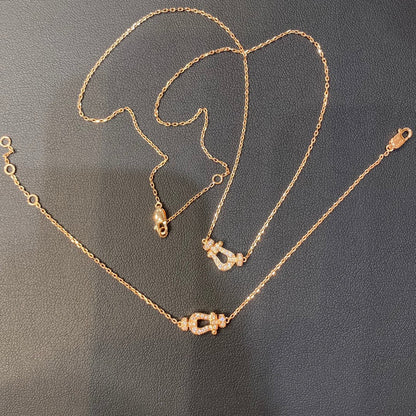 [GALE]FORCE 10 DIAMOND PINK GOLD NECKLACE MINI MODEL