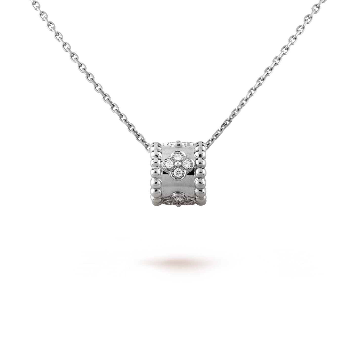 [GALE]PERLEE PEDANT SIVLER DIAMOND NECKLACE