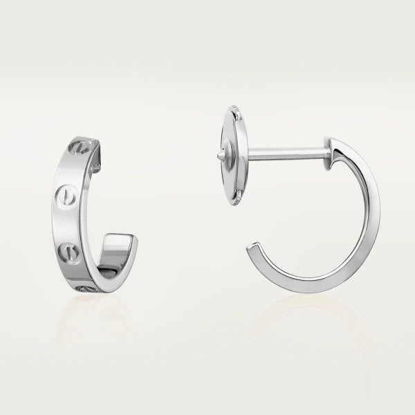 [GALE]LOVE EARRINGS 2.65MM SILVER