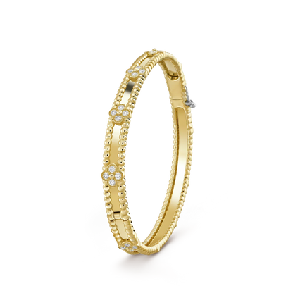 [NOVO]Clover Armband 4mm Diamanten