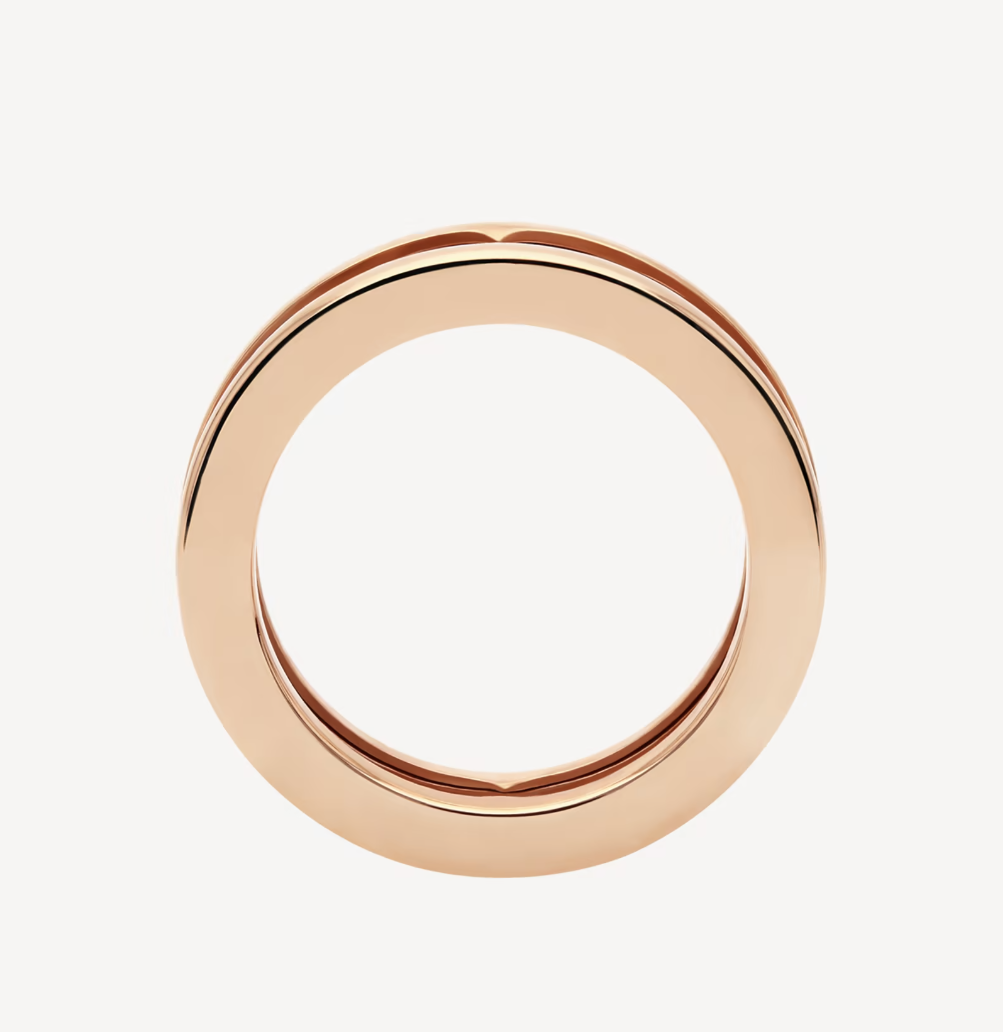 [GALE]ZERO 1 ONE-BAND WITH OPENWORK LOGO SPIRAL RING