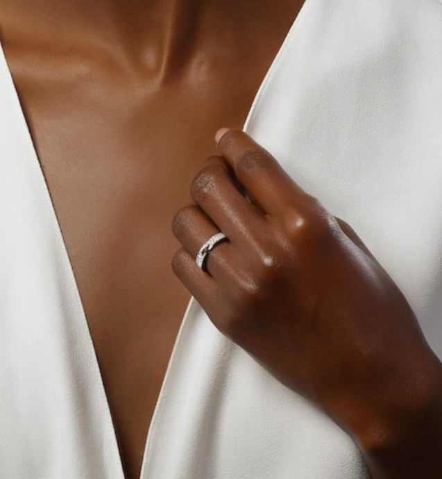 [GALE]ALLIANCE LIENS VIDENCE PAVED DIAMOND 4MM RING