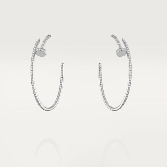 [GALE]JUSTE EARRINGS FULL DIAMONDS 1.8MM