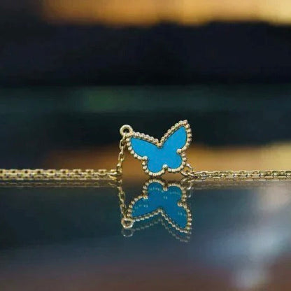 [GALE]BUTTERFLY TURQUOISE BUTTERFLY BRACELET