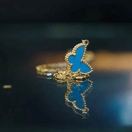 [GALE]BUTTERFLY TURQUOISE BUTTERFLY BRACELET