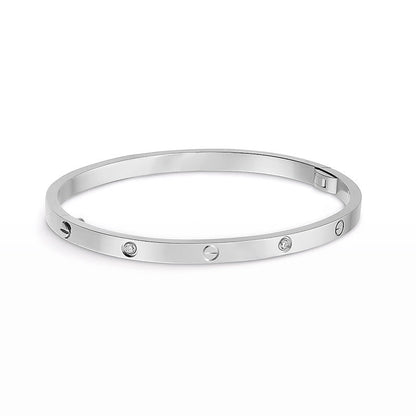 [NOVO] LOVE ARMBAND 3,65 MM 6 DIAMANTEN