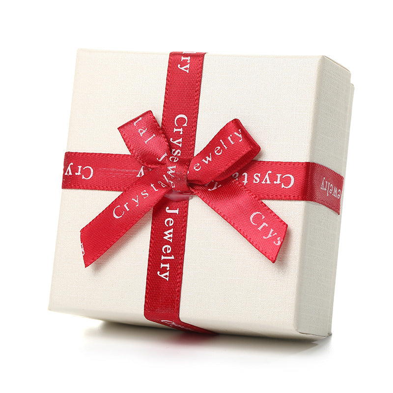 SCHLEIFENKNOT-SCHMUCKSCHACHTEL GESCHENKBOX (OHNE LOGO)