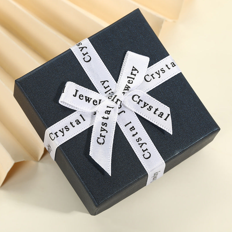 SCHLEIFENKNOT-SCHMUCKSCHACHTEL GESCHENKBOX (OHNE LOGO)