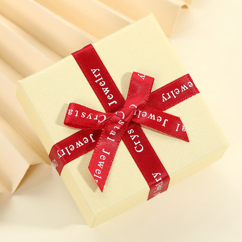 SCHLEIFENKNOT-SCHMUCKSCHACHTEL GESCHENKBOX (OHNE LOGO)