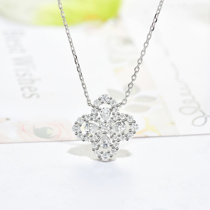 [GALE]LOOP NECKLACE FULL MOTIF DIAMOND 16MM MULTIPLE COLORS