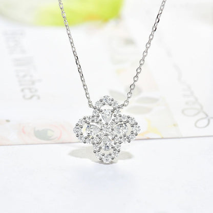 [GALE]LOOP NECKLACE FULL MOTIF DIAMOND 16MM MULTIPLE COLORS