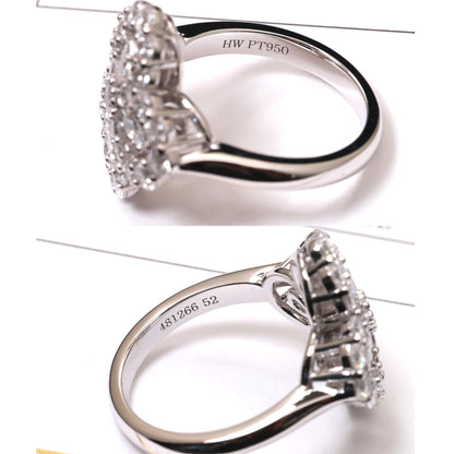 [GALE]LOOP RING FULL MOTIF DIAMOND 16MM SILVE