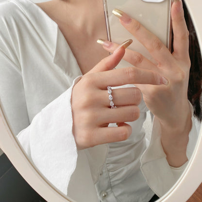 [NOVO]美しいペアカットのテニスリング