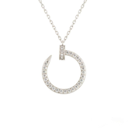 [GALE]JUSTE NECKLACE SILVER DIAMONDS