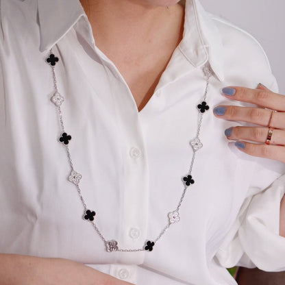 [GALE]CLOVER 20 MOTIFS ONYX DIAMOND SILVER