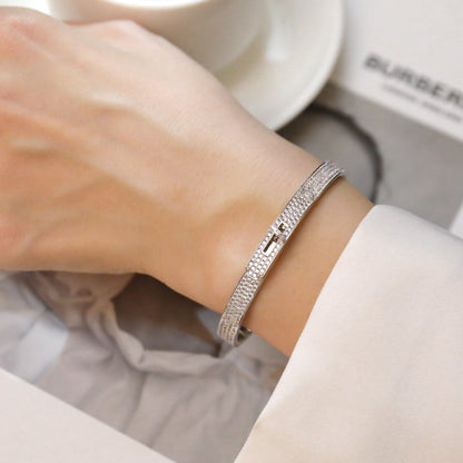 [GALE]KELLY BRACELET DIAMOND PAVED