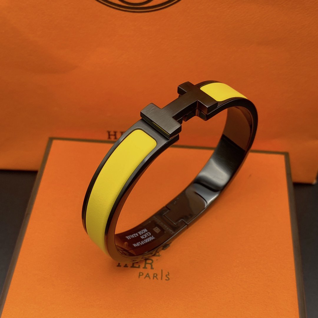 [GALE]CLIC HM SO BLACK YELLOW BRACELET