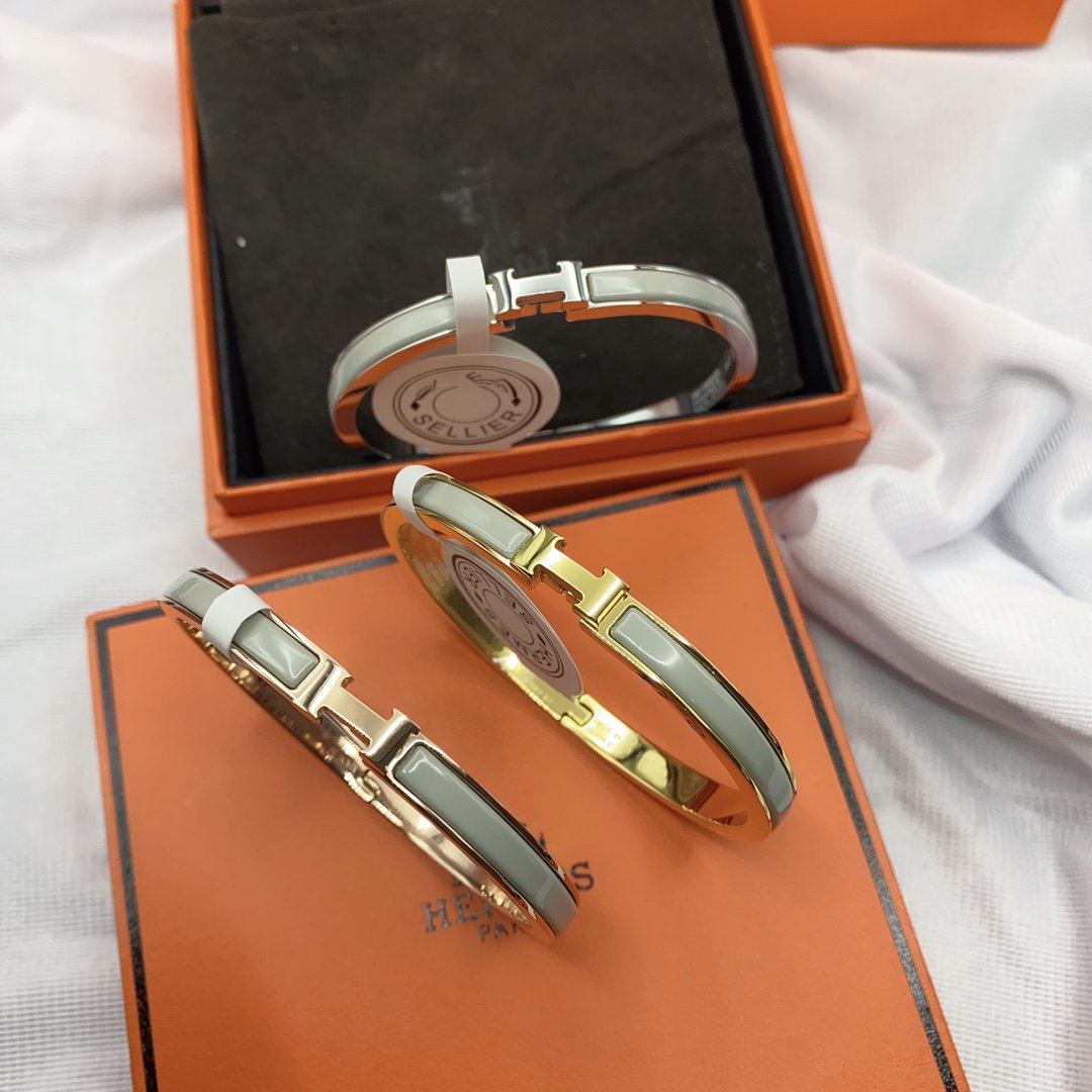 [GALE]CLASSIC HM CLIC GREEN 8MM ENAMEL BRACELET