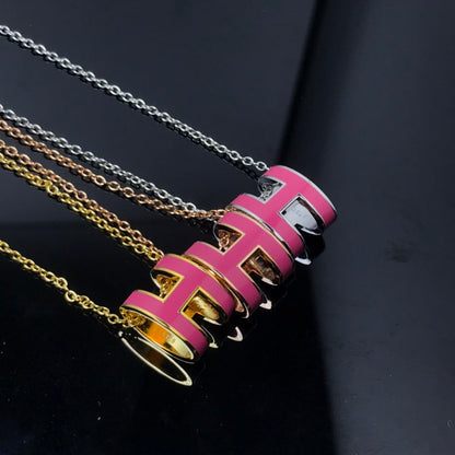[GALE]H NECKLACE PINK