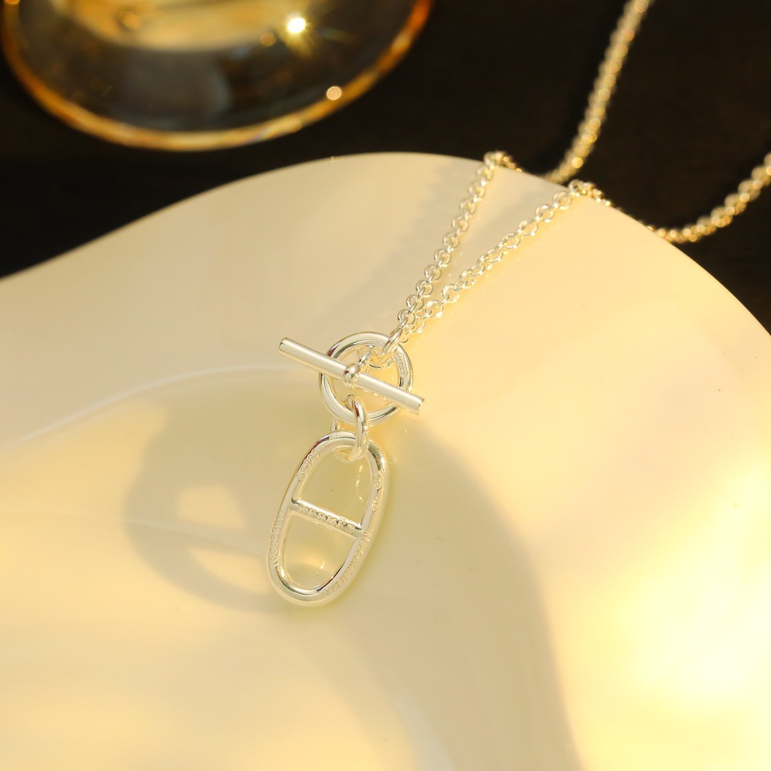 [GALE]HM CHAINE D'ANCRE PENDANT NECKLACE STERLING SILVER