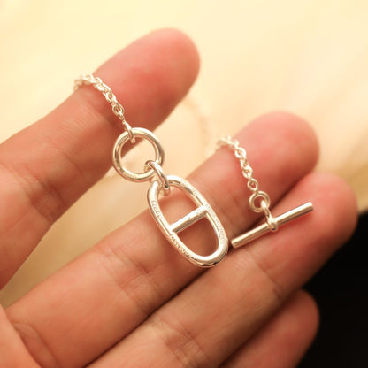 [GALE]HM CHAINE D'ANCRE PENDANT NECKLACE STERLING SILVER
